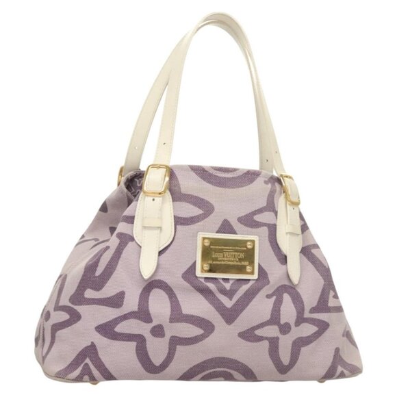 LOUIS VUITTON Cruise line Taicienne PM Bag Canvas Lila M95680 LV Auth 130628 - Picture 1 of 16